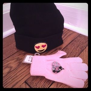 Girls Hat & Gloves